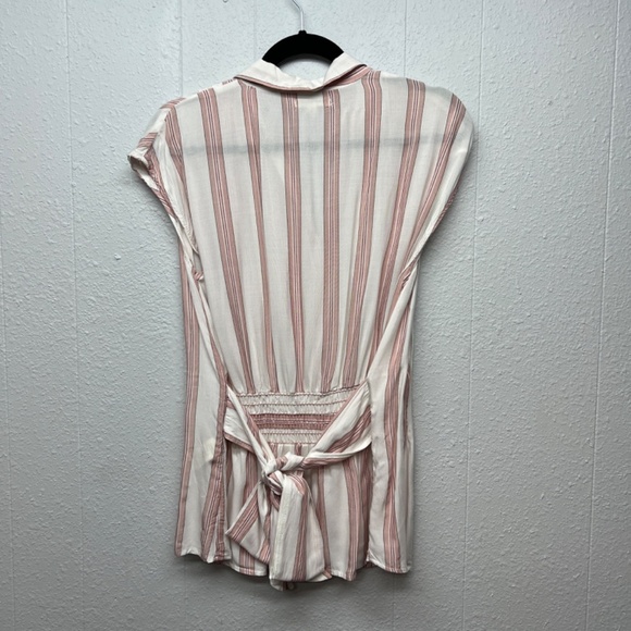 Max Studio Striped Top Womens Medium Business Casual Career Workwear Office - Picture 5 of 10